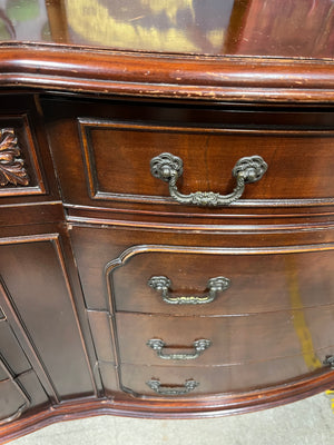 8-Drawer Carved Sideboard