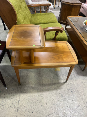 Two-Tier Mid Century Side Table