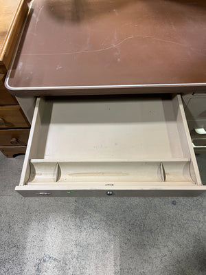Vintage Metal Tanker Desk