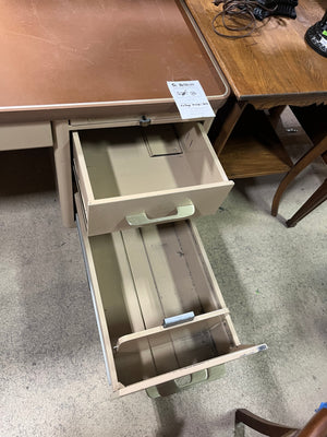 Vintage Metal Tanker Desk
