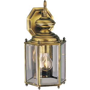 BrassGUARD 1-Light Wall Lantern