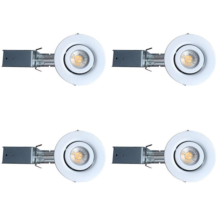 3-1/4" GU10 LED Gimbal Trim Kit (4-Pack)