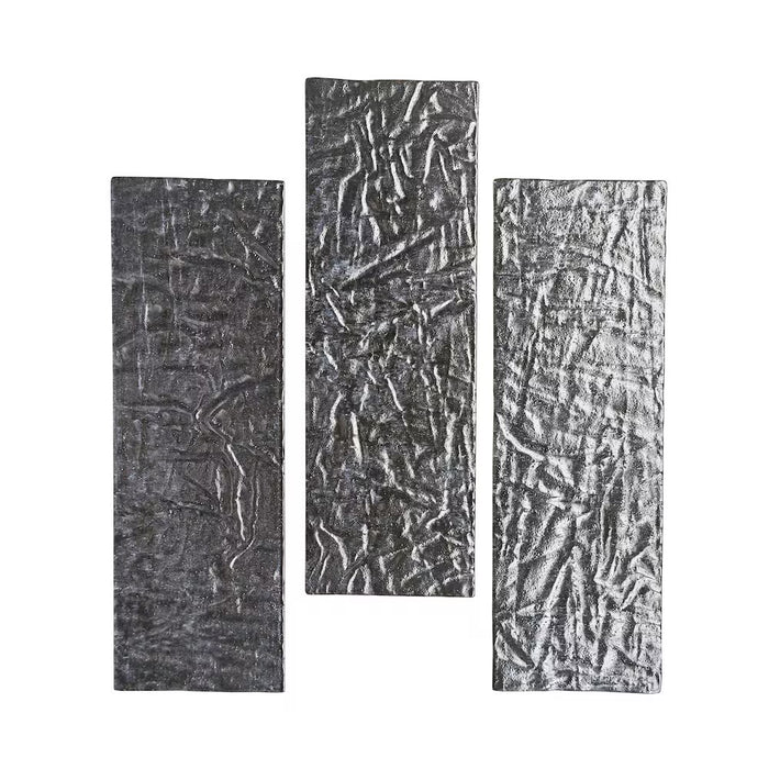 Navy Weathered Charcoal Glass Tile (3-Pack)