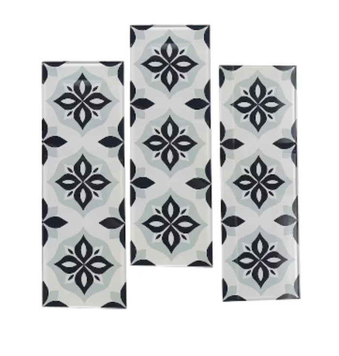 Vintage Glass Tile (3-Pack)
