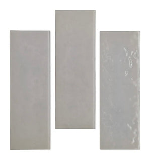 Soft Grayish Glass Tile (3-Pack)