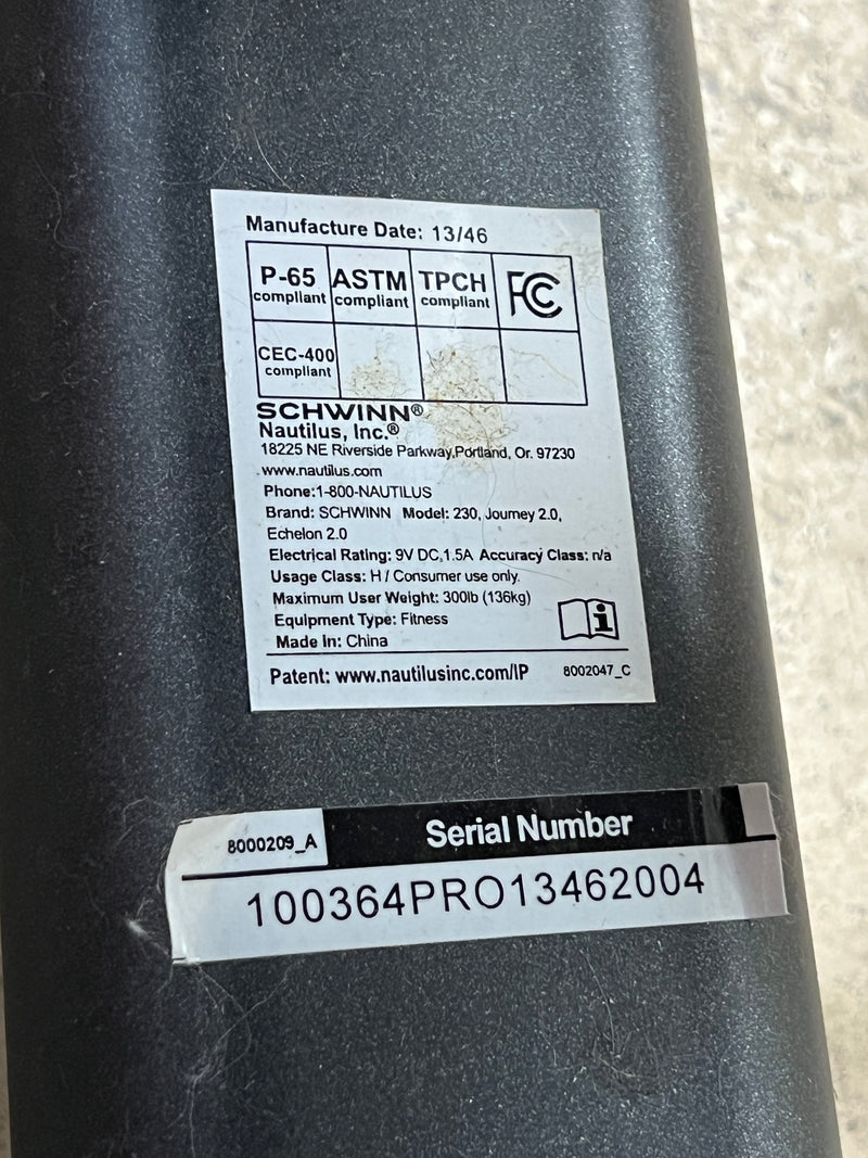 Schwinn 230 Recumbent Bike