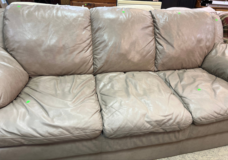 Classic Beige Three-Seater Sofa