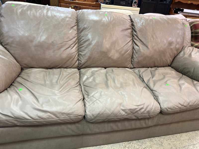 Classic Beige Three-Seater Sofa