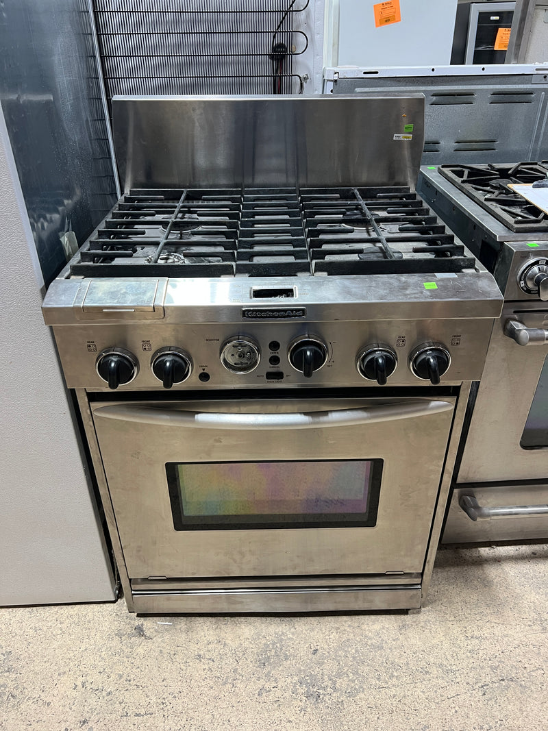 KitchenAid Dual Fuel Slide-In Convection Range – Model YKDRP707RS00