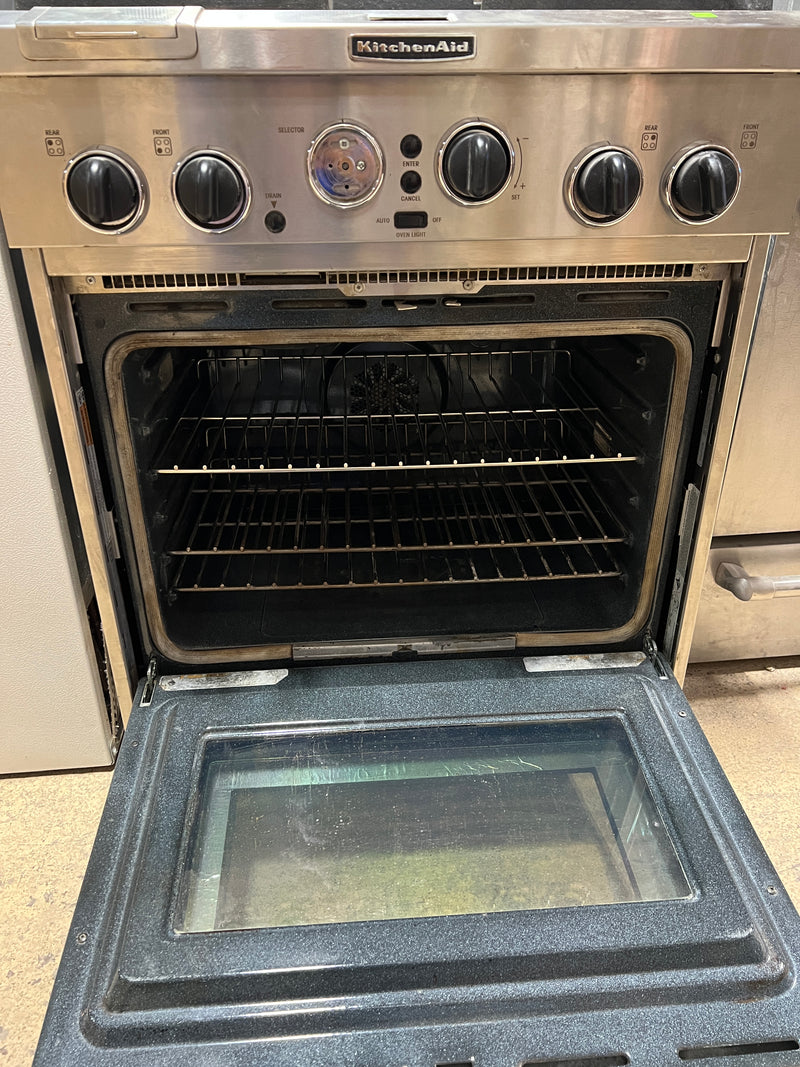 KitchenAid Dual Fuel Slide-In Convection Range – Model YKDRP707RS00