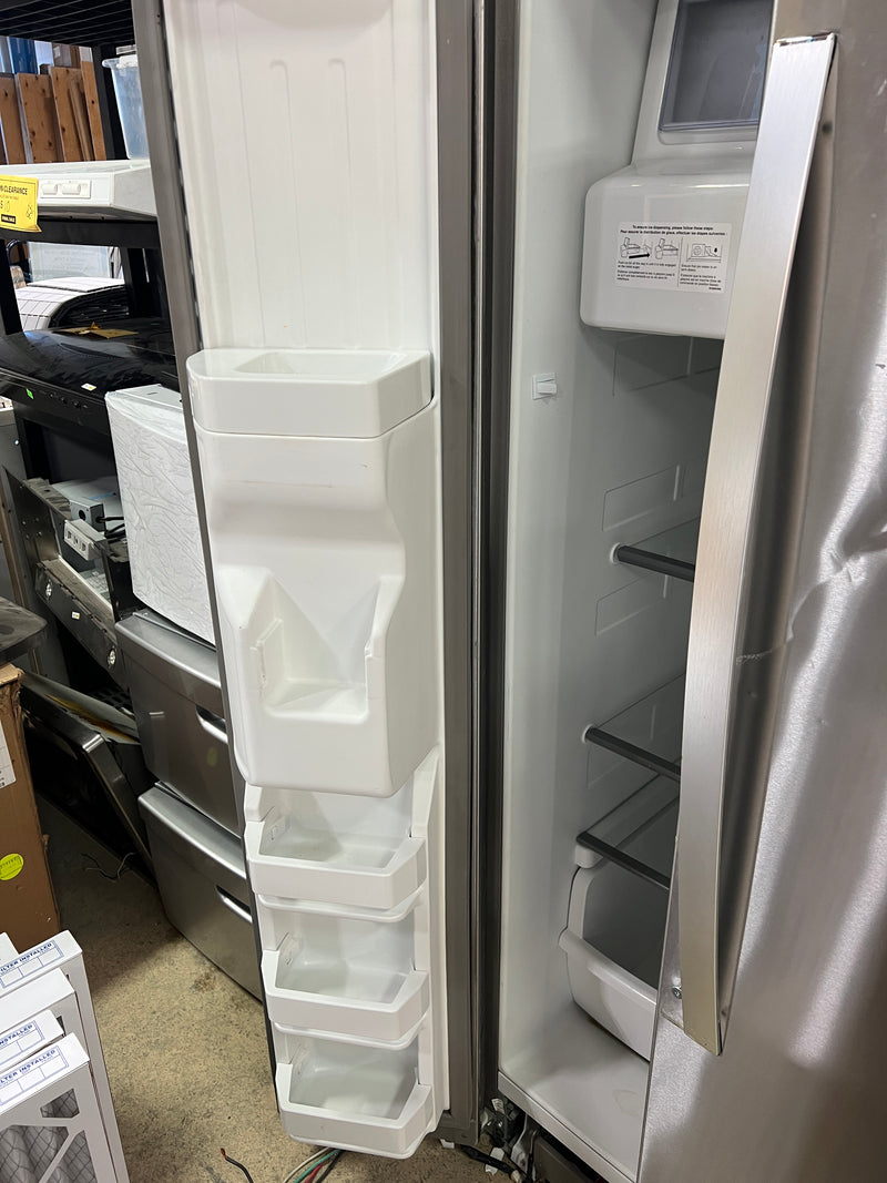 Whirlpool 21.4 Cu. Ft. Side-by-Side Refrigerator with Ice & Water Dispenser – Stainless Steel (WRS321SDHZ01)