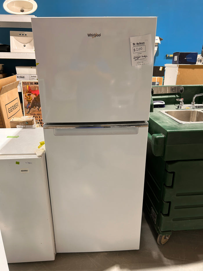 White whirlpool refrigerator