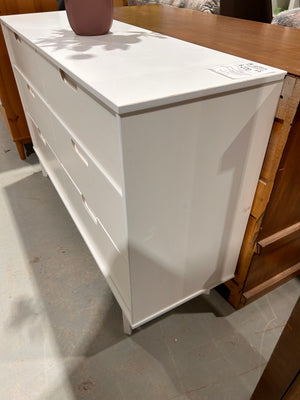 Minimalist White Dresser