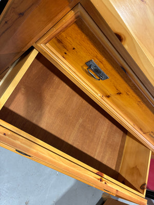 Solid Wood Dresser & Mirror