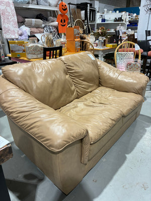 Leather Loveseat
