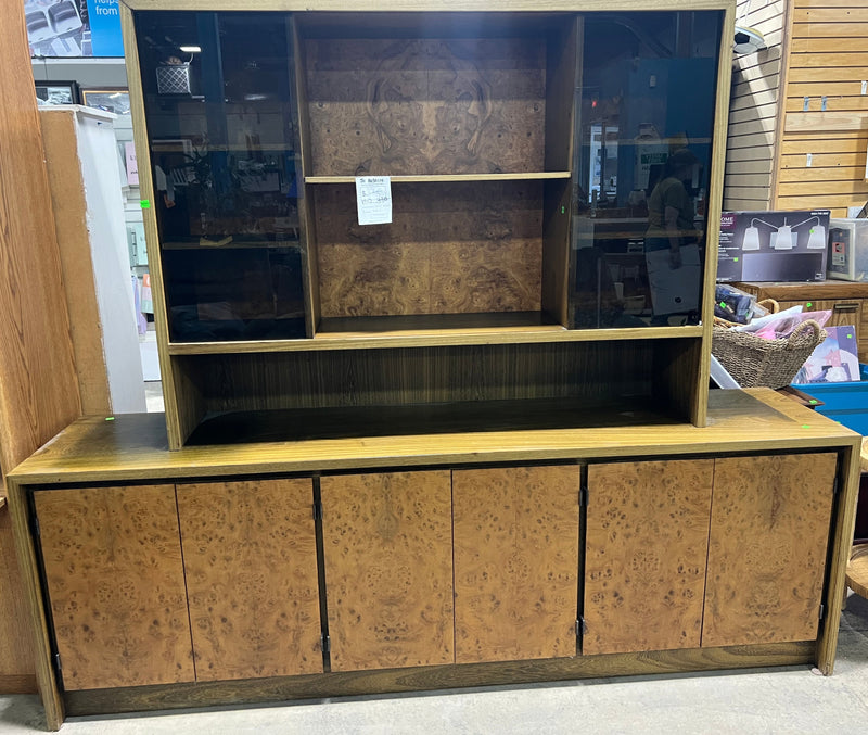 Mid-century Wooden Display Cabinet