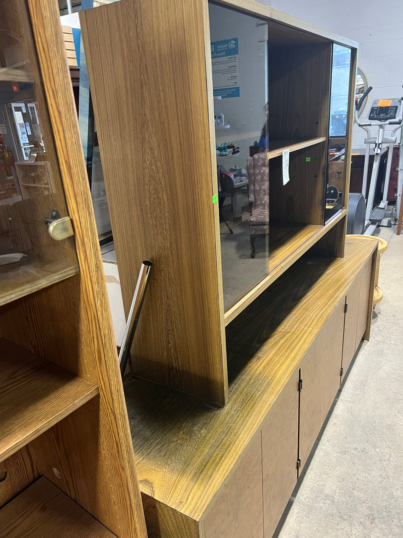 Mid-century Wooden Display Cabinet