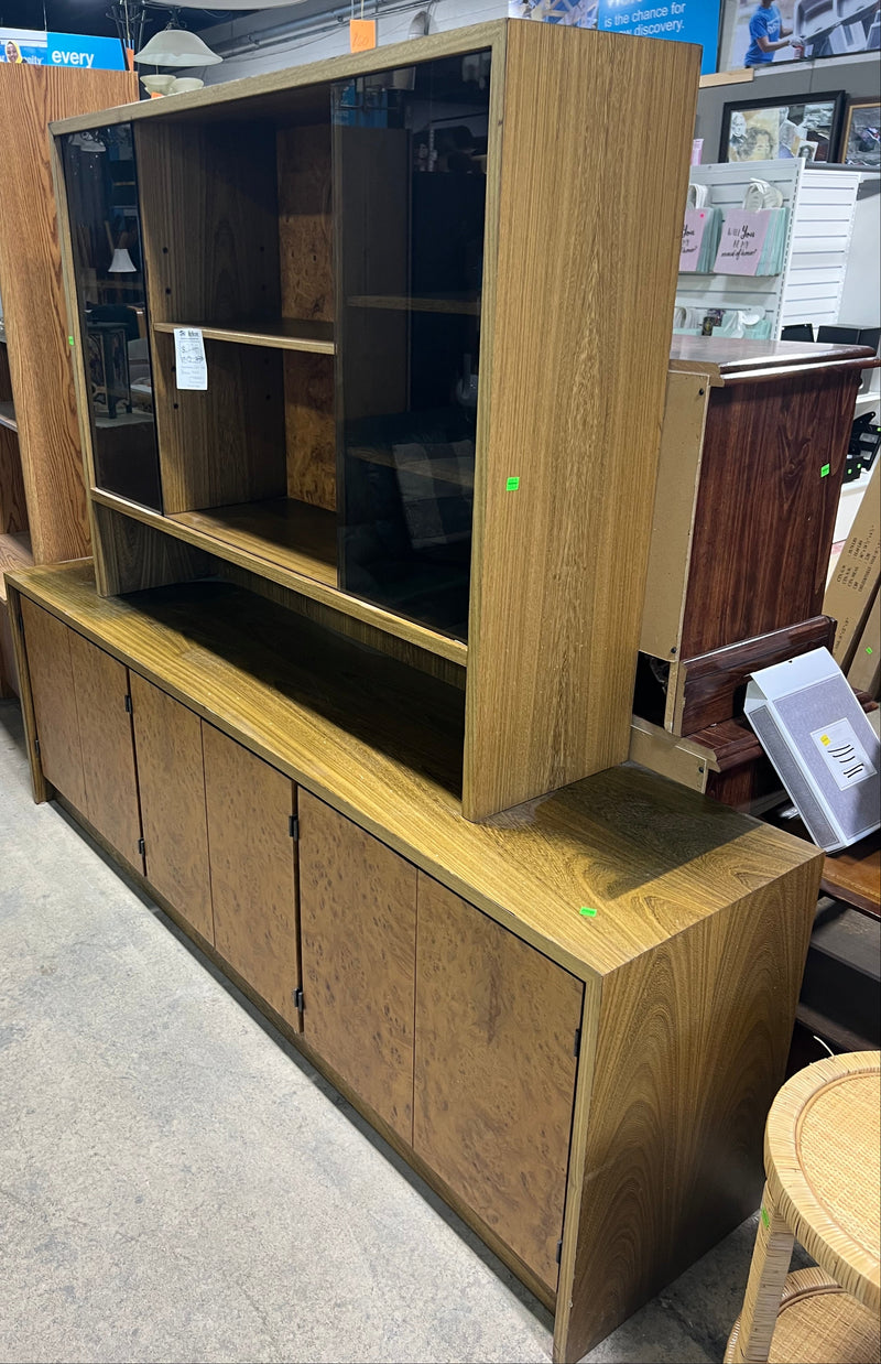 Mid-century Wooden Display Cabinet