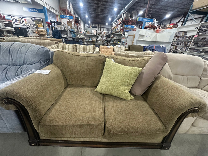 Light Brown LoveSeat Sofa