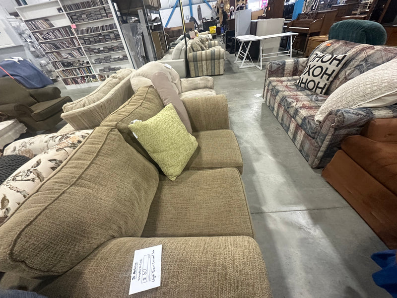 Light Brown LoveSeat Sofa
