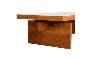 Mid-Century Lane Brutalist Coffee Table Bench