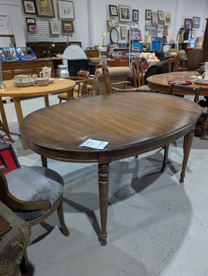 Solid Wood Oval Dining Table