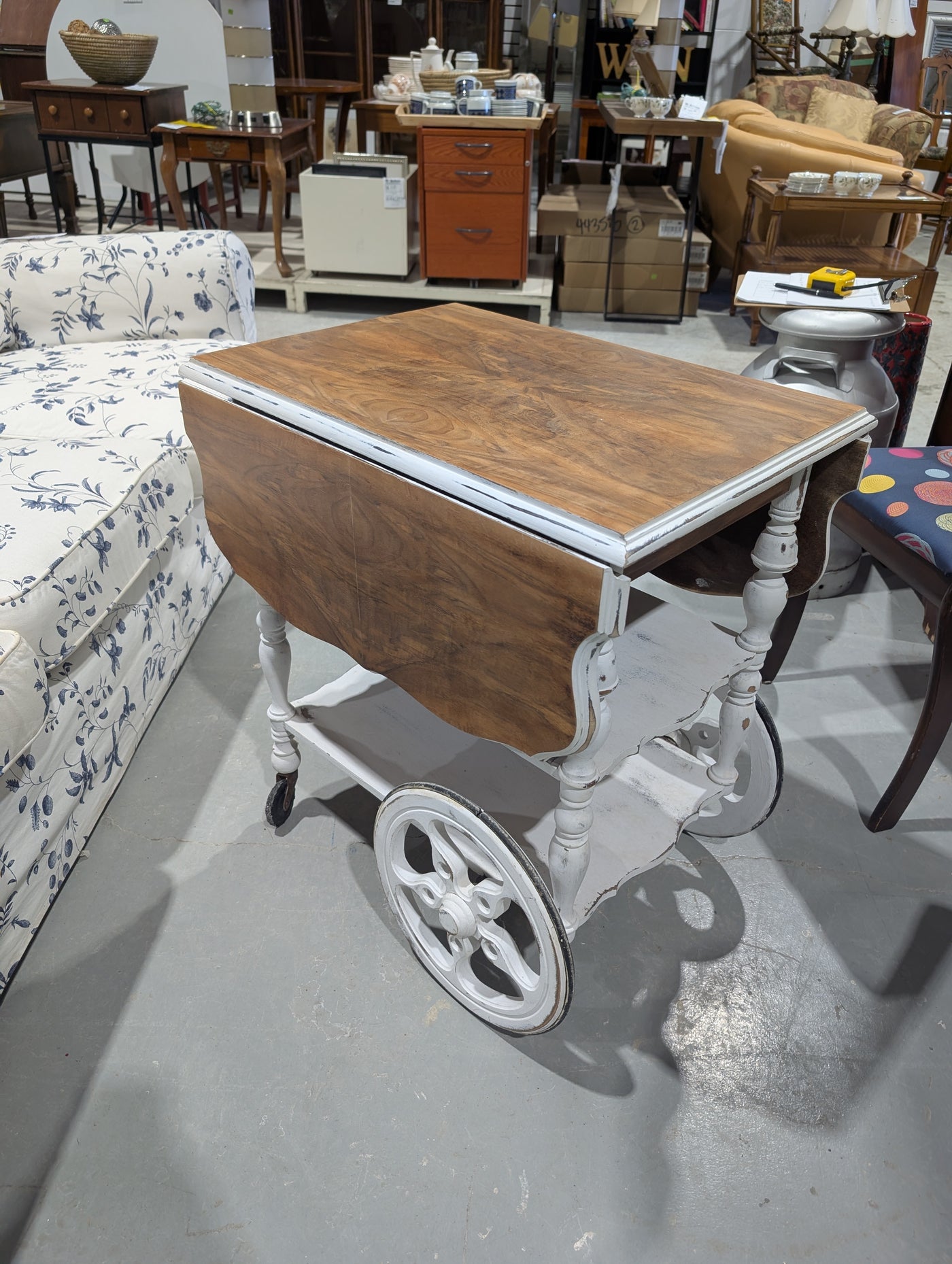 Antique Drop-Leaf Tea Cart – Habitat for Humanity Greater Ottawa ReStore