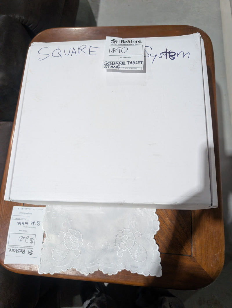 Square SPF1-01 POS Terminal Stand for 10.2" iPad w Power Adapter & Card Readers