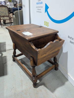 Antique Dough Box End Table