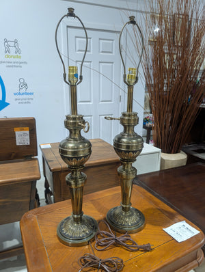 Antique Stiffel Brass Table Lamp