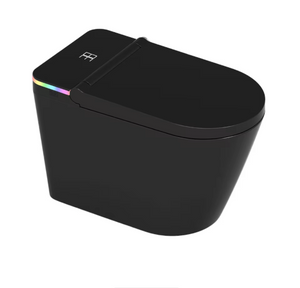 Apex 1-Piece Auto-Fluch Elongated Smart Toilet - Black