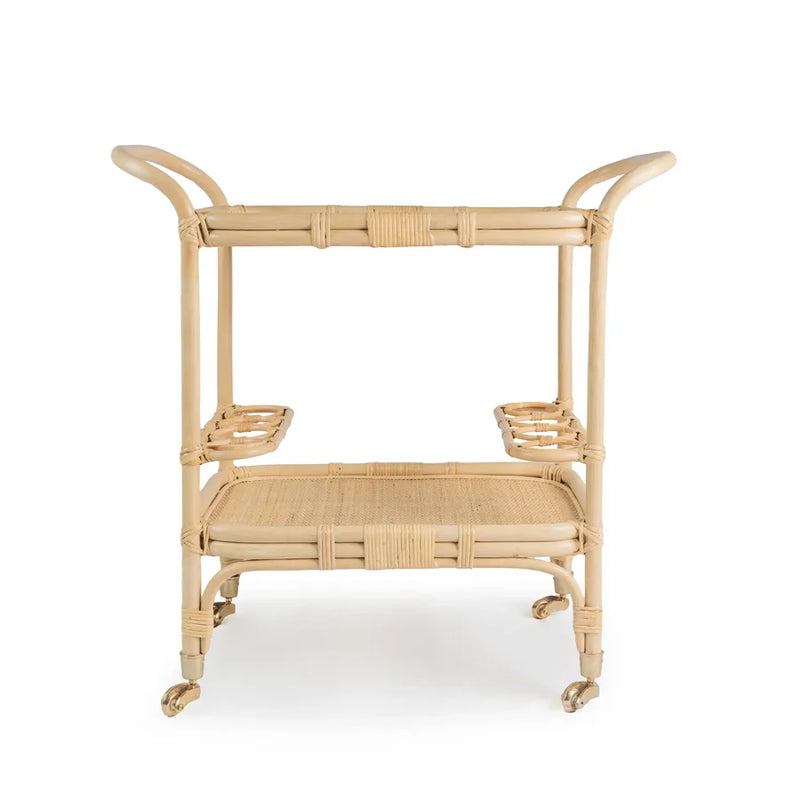 SUMERIA Rattan Bar Cart