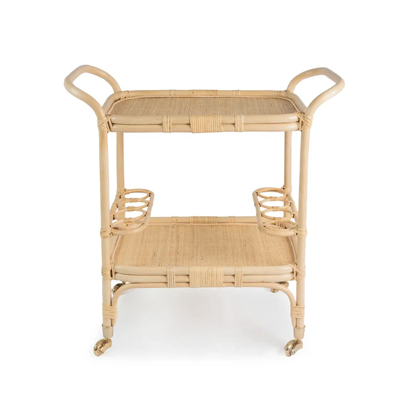 SUMERIA Rattan Bar Cart