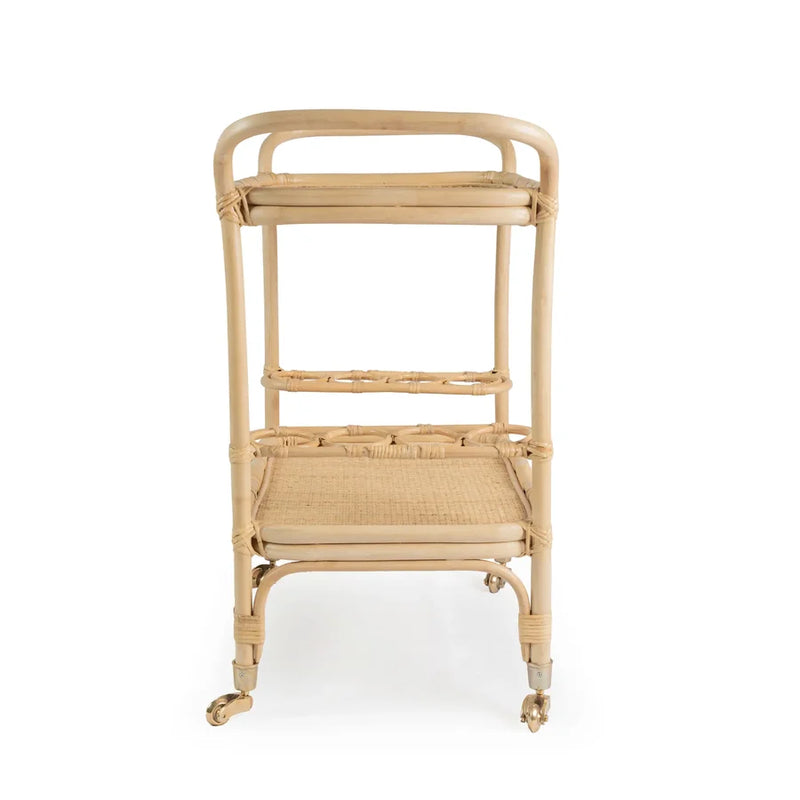 SUMERIA Rattan Bar Cart