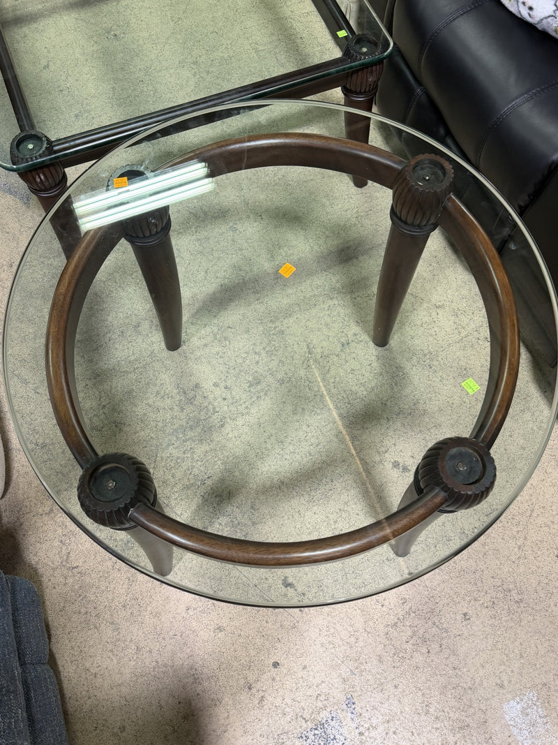 Round Glass Coffee Table