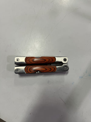 Multi-Tool Pliers with Wood Handles