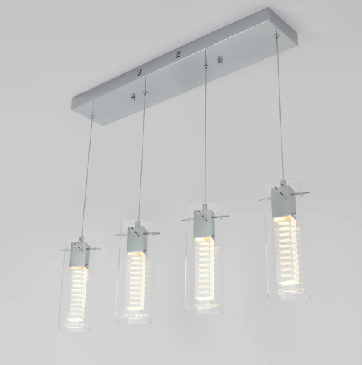 Artika Hologram 4-Light LED Pendant