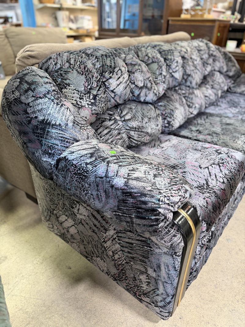 Vintage Abstract Pattern Sofa