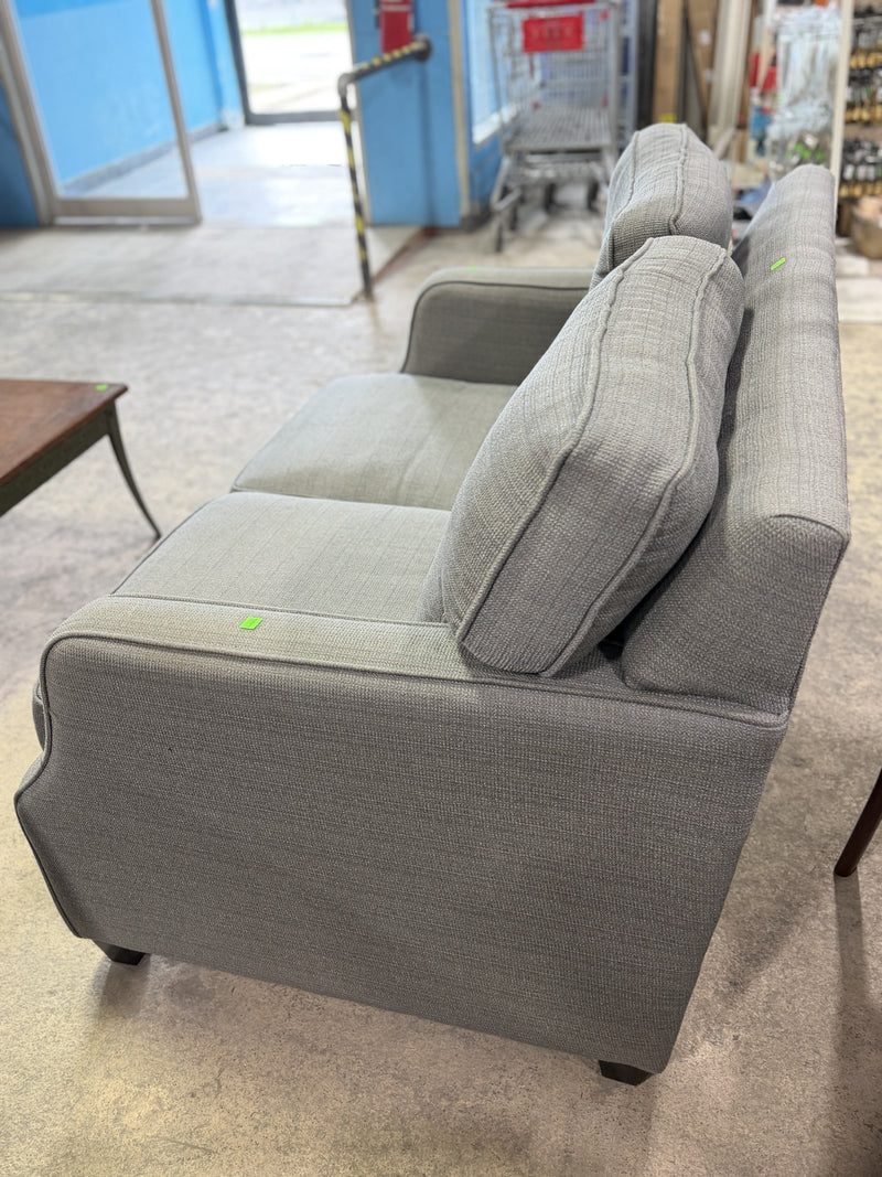 Modern Grey Loveseat Sofa