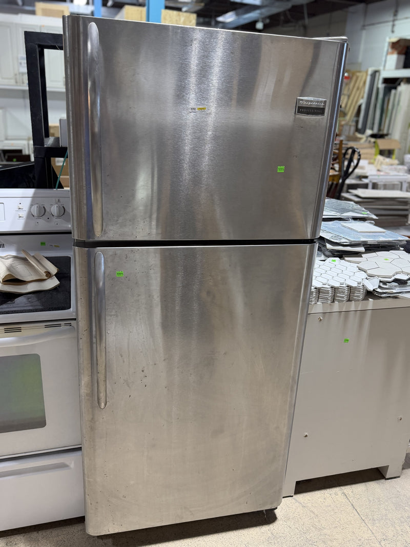 Frigidaire Top-Freezer Refrigerator - Stainless Steel