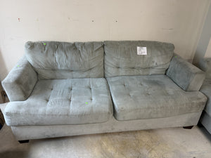 Modern Sage Green Microfiber Sofa