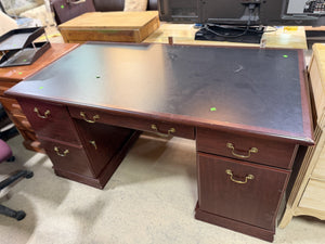Classic Cherry Executive Desk