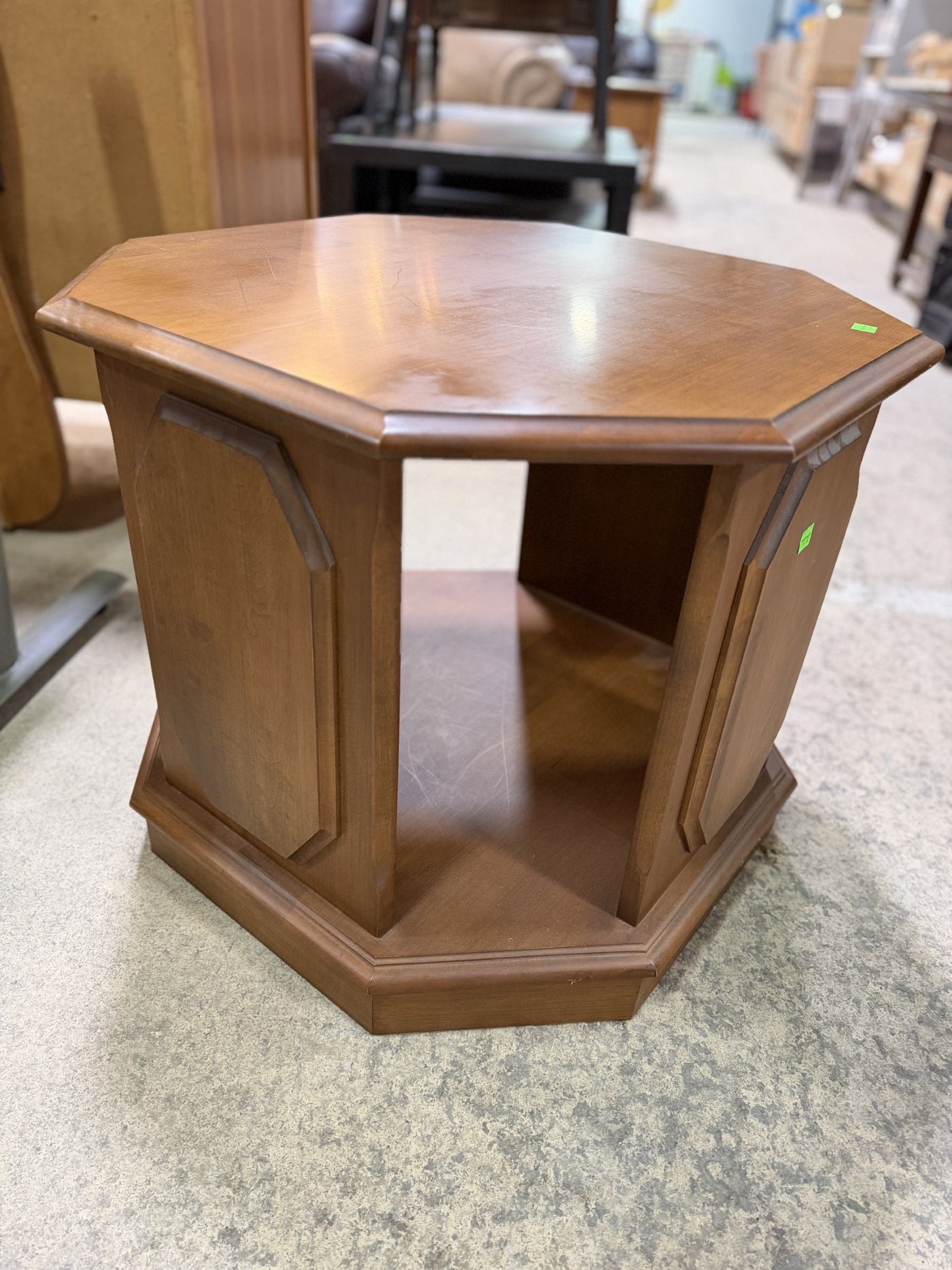 Classic Octagonal Solid Wood End Table – Habitat for Humanity Greater ...