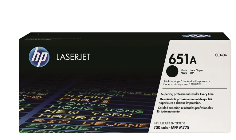 HP 651A Black Original LaserJet Toner Cartridge
