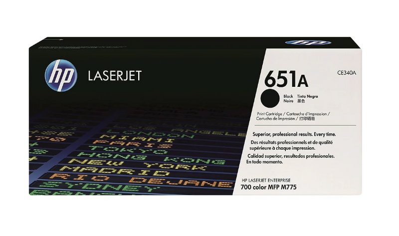 HP LaserJet 651A Black Print Cartridges