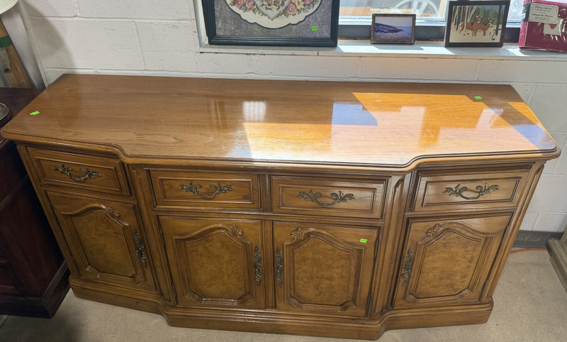 Vintage Traditional Buffet with Carved Details