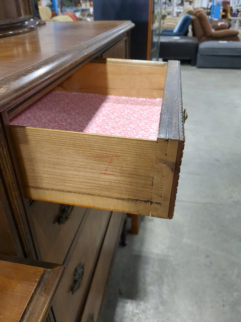 Antique Tall Boy Dresser