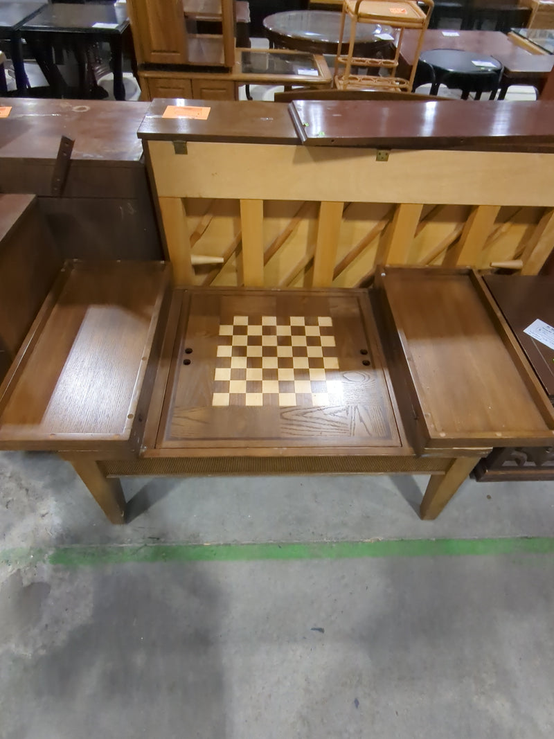 Wooden Convertible Board Game Coffee Table