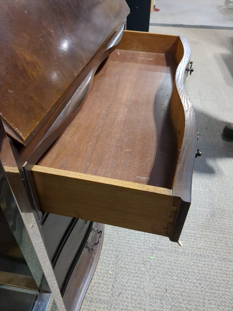 Vintage Chippendale-Style Secretary Desk