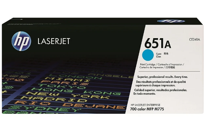 HP 651A Cyan Original LaserJet Toner Cartridge